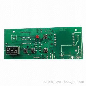 Multilayer PCB Assembly with Blue Solder Mask, Made of FR4, Suitable for Industrial Control